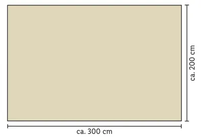Produktbild von Sonnensegel Rechteck beige 200x 300cm