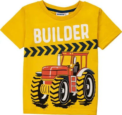 Produktbild von Jungen-T-Shirt Builder  - Gelb - 122