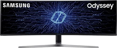 Produktbild von Samsung C49HG90DMR, 124,5 cm (49"), 3840 x 1080 Pixel, 4K Ultra HD, QLED, 1 ms, Schwarz