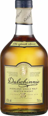 Obrázek produktu pro Dalwhinnie 15 Years Highland Single Malt Scotch Whisky v dárkovém balení | 43 % obj. | 0,7 l