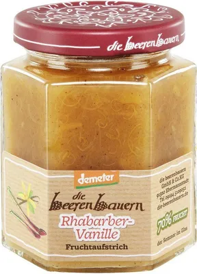 Produktbild von Fruchtaufstrich - Rhabarber-Vanille 200g