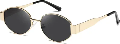 Produktbild von Ovale Retro-Sonnenbrille für Damen und Herren, trendige Sonnenbrille, klassische Sonnenbrille, UV400-Schutz