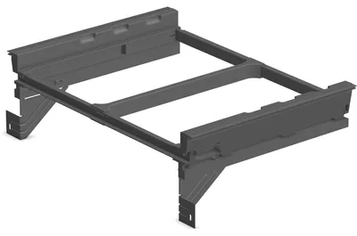 Obrázek produktu pro Ninka držák odpadkového koše eins2fünf NL 400 KB 600mm - Držák pro vestavěný odpadkový koš, tmavě šedý plast