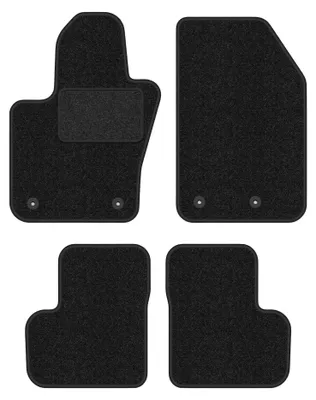 Imagen del producto de Alfombrillas de moqueta para Fiat 500X II 2018- (crossover) – juego de 4 piezas, antracita, a medida – Wielganizator ANTHRA