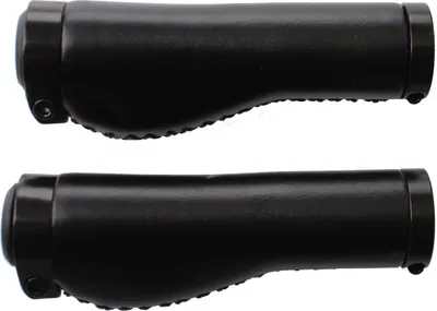 Produktbild von M-Wave griffe Leder ergonomisch 138 mm schwarz pro Paar