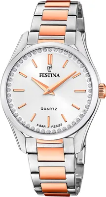 Produktbild von Festina Edelstahl Damen Uhr Armbanduhr silber rose Fashion D2UF20620/1