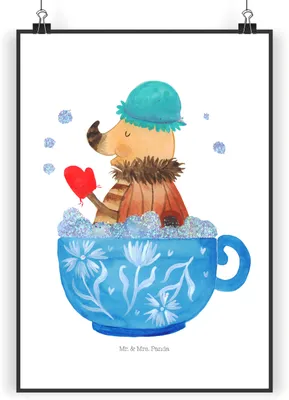 Produktbild von Mr. & Mrs. Panda Bild Nachtfalter Schaumbad DIN A4 - Weiß - Geschenk, Baden, WC, Tasse, Posterdruck, Bad, Lustige Sprüche, Wandbild, Badezimmer, Kunstdruck, drucke