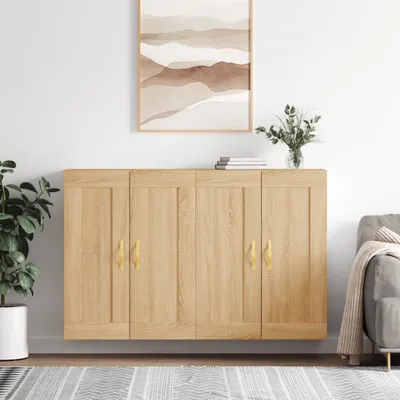 Produktbild von Cloris Designermöbel Wandschränke 2er Set Sonoma-Eiche Holzwerkstoff 2024 Neu