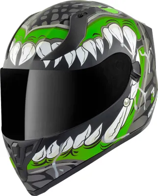 Immagine prodotto di Casco Bogotto V128 Naga, nero opaco/verde, 2XL