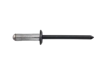 Produktbild von Blindnieten Flachkopf Ø 4 mm in Alu/Edelstahl Länge 10 mm Nieten Flachrundkopf für anthrazit RAL 7016 100 Stück