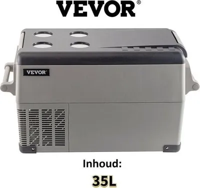 Zdjęcie produktu dla Chłodziarka samochodowa Vevor - zamrażarka - mini zamrażarka - chłodziarka 12V - chłodziarka elektryczna - mini lodówka - lodówka samochodowa - 12V