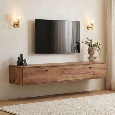 Obrázok produktu pre Skye Decor, kvalitný televízny stojan (s rodičovským zámkom) – borovica Atlantik, 160 cm, moderný dizajn