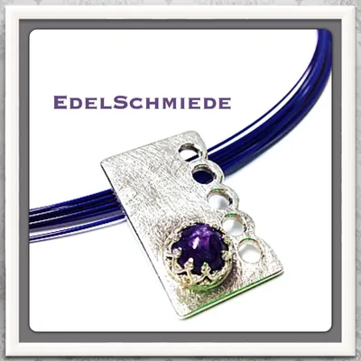 Produktbild von Edelschmiede925 Silberanhänger mit Chaorit, Handarbeit, 925/-