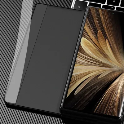Obrázek produktu pro Pouzdro pro Honor Magic V5, kožené pouzdro s přihrádkou na stylus, stojánkem Černý