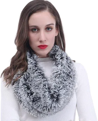 Immagine prodotto di Sciarpa tubolare invernale da donna Unyqoos®, estremamente morbida e calda, dimensioni 90 x 25 cm, leggera e traspirante, lavabile a 30 °C