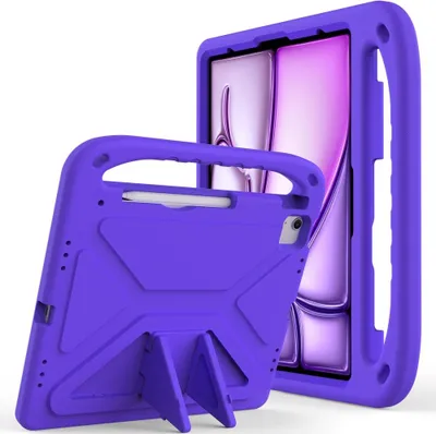 Produktbild von iPad Air 13 (2024/2025/2026) / Pro 13 (2024/2025) Hülle - Coverup Stoßfeste Kinderhülle - Violett