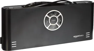 Productafbeelding van Vacumeermachine - Vacuümsealer met 10 vacuümzakken - Lasnaad 30 cm - Voor vlees en vis - Zwart