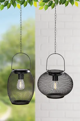 Immagine prodotto di Gilde Metall LED Solarleuchte "Meshy" VE 2 so