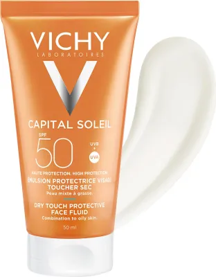 Produktbild von Vichy 3337871323622, Sunscreen cream, Gesicht, 50 ml, Röhre, Mischhaut, ölige Haut, Erwachsene