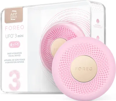 Image de Appareil de soin du visage LED 4-en-1 FOREO UFO 3 mini – Avec fonction chauffante, rafraîchissante et massage T-Sonic – Pour une peau soignée et rafraîchie