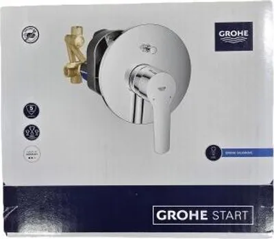 Zdjęcie produktu dla Chromowana bateria wannowa GROHE Start 23558002