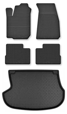 Obrázok produktu pre Vaničkové autokoberce + vaňa kufra pre: Mitsubishi Outlander I 2003-2006 SUV 5 ks