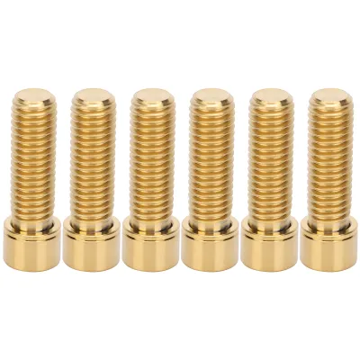 Obrázek produktu pro Headset Stem Screw,Bike Stem Screw,Bike Handlebar Bolt,Titanium Alloy Handlebar Bolt,Titanium Alloy Handlebar Screw,Bicycle Spare Part Accessory