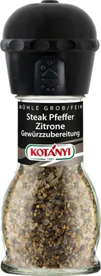 Image de Kotanyi poivre de steak citron préparation d'épices dans un moulin 66g