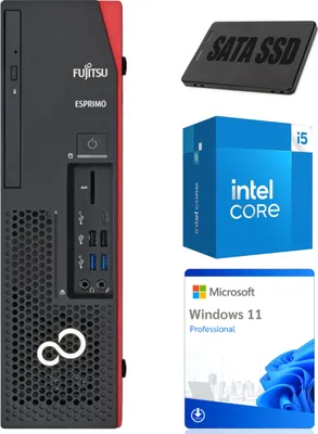 Produktbild von Komputer PC Fujitsu ESPRIMO D738 DESKTOP i5-8400 16/1000 GB SSD Win11 Klasa A