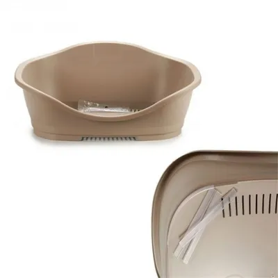 Obrázek produktu pro Pelíšek pro psy Stefanplast béžový plast (49 x 28 x 68 cm)
