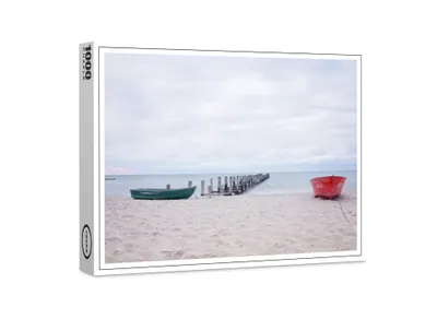 Image de puzzle premium raxxa "Bateaux sur la plage", 1000 pièces