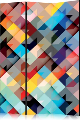 Obrázok produktu pre Jednostranné plátno Pozadie a vzory 135x172 cm 3-dielne viacfarebné