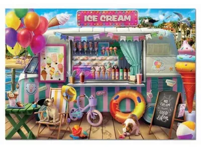 Produktbild von Educa Eiswagen-puzzle 500 Stücke Mehrfarbig Kinder Mehrfarbig One Size