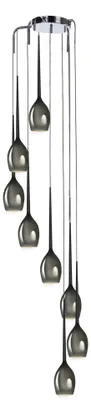 Produktbild von AZzardo AZ2940 Hängelampe Izza 8 Rauchglas