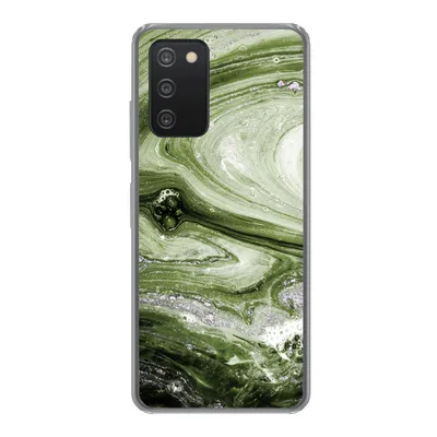 Produktbild von MuchoWow® Handyhülle Schutzhülle Hülle für Samsung Galaxy A33 5G Marmor - Naturstein - Kalkstein Silikon Softcase Handy Hülle - Kartenhalter