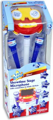 Produktbild von Bontempi Stage Microphone, Spielzeug-Mikrofon, 3 Jahr(e), AA, 495 g, Mehrfarbig