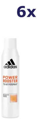 Produktbild von 6x Adidas deodorant Power Booster 72h Anti-perspirant 200 ml