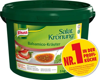 Image de Knorr Couronnement de salade au vinaigre balsamique aux herbes