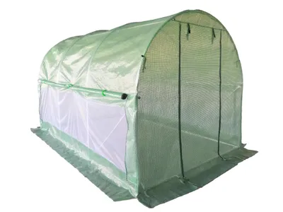 Produktbild von 4iQ Gewächshaustunnel 6 m² PREMIUM Green 2x3 m – mit Insektenschutznetz