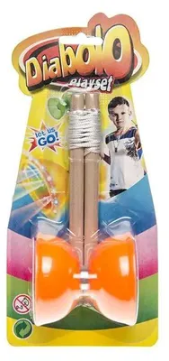 Produktbild von Mini Diabolo Jonglier-Spielzeug für Kinder und Erwachsene zum Geschicklichkeitstraining