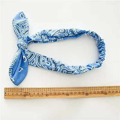 Produktbild von 6 Damenstirnbänder mit Blumendruck, Haarbänder und Bandanas in 6 Farben für Sport, Styling, Gesichtswäsche und Unterhaltung