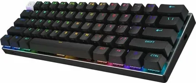 Produktbild von Logitech G PRO X 60, Verkabelt & Kabellos, RF Wireless + Bluetooth, Mechanischer Switch, QWERTY, RGB-LED, Schwarz