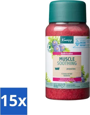 Produktbild von Kneipp - Badesalz - Muskelberuhigend - Wacholderbeere - Muskelberuhigend - 600 g - Vorteilspack - 15 Stücke