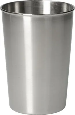 Image de Tasse en acier inoxydable 270 ml « Metallo » - Tasse fabriquée à partir de matériaux recyclés, ultra-robuste et durable - Argent