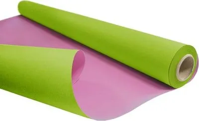 Obrázek produktu pro Dekorační balicí papír KRAFT DUO zeleno-růžový 69cm/25m