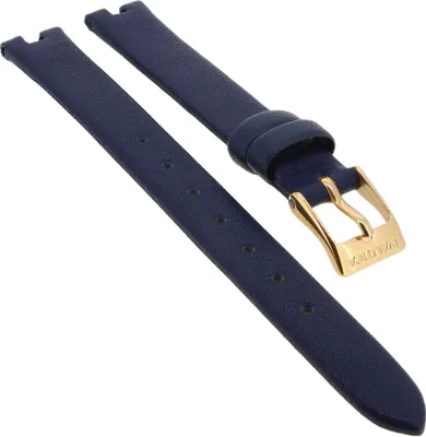 Produktbild von Nautica Uhrenarmband 11mm | Leder blau mit Dornschließe | NAI14508M