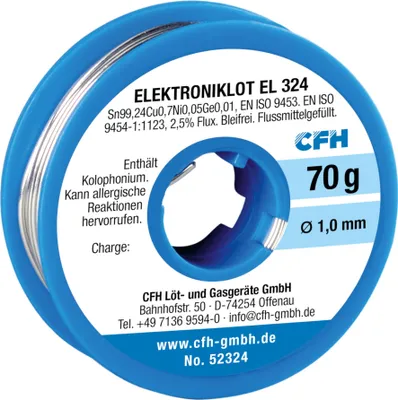 Immagine prodotto di CFH Filo a saldare per elettronica EL 324