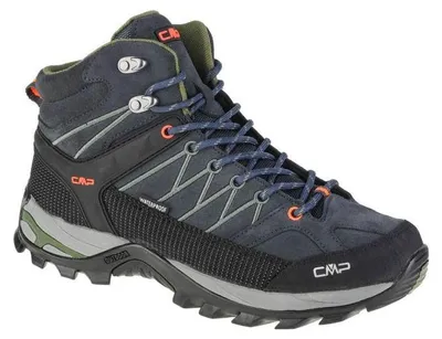 Produktbild von CMP - "Rigel" Stiefeletten für Herren, Leder, Knöchelhoch PP7709 (45,5 EU) (Dunkles Marineblau/Grau)