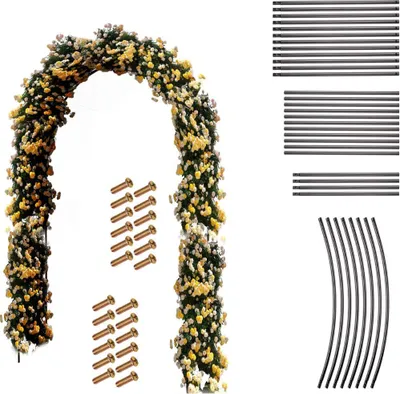 Obrázek produktu pro Kovová zahradní pergola květinový oblouk 240 cm