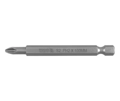 Obrázek produktu pro Yato YT-0485, 1 kusů, Phillips, Ocel, 100 mm, 25,4 / 4 mm (1 / 4")